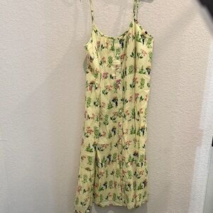 Floral Yellow Sundress m/l by Sunshine Tienda NWT